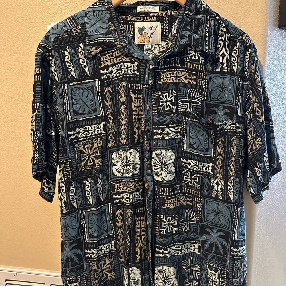 Tropical Patterned Men's Shirt
